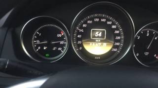 MercedesBenz C250 CDI 4Matic 7GTronic W204 acceleration 0180 kmh [upl. by Nava770]