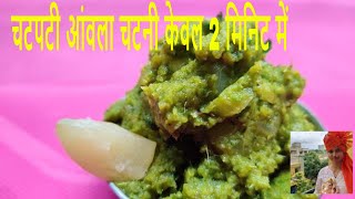 आंवला की तीखी चटनी  Amla chatney  Spicy Amla Chutney Recipe  Indian Goosberry Chutney [upl. by Nalrah]