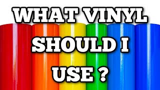 Which vinyl should I use All about HTV  Different types explained  beginner Cricut [upl. by Bornie733]