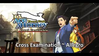 Cross Examination Allegro Extended  Phoenix Wright Ace Attorney Dual Destinies Soundtrack [upl. by Glimp]