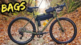 Whats in the Bags My State Bicycle Co All Road 4130 bikepacking [upl. by Llerrej]