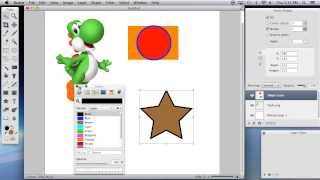 Acorn 4 Tutorial 1 of 4 Images Select Tools and Shape Tools [upl. by Aneloj]