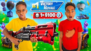 EVERY KILL KYRIE amp DJ GETS IN FORTNITE  100 CHALLENGE [upl. by Shiau]