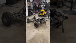 Go kart build coming soon Custom built racing yard kart very fast kart gokart predator212 [upl. by Wengert861]