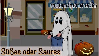 Süßes oder Saures  Halloween Kinderlieder  Kinderlieder deutsch [upl. by Ahsien946]