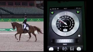 Creating Music for Dressage  How to work out TEMPO [upl. by Llewol]