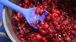 How to Cook Fresh Cranberries  Its Quick amp Easy [upl. by Bouldon]