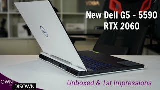 2019 Dell G5  5590 RTX 2060  Unboxed and First Impressions [upl. by Neffirg]