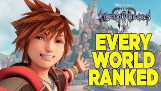 Kingdom Hearts 3 Every Disney World Ranked From Worst To Best [upl. by Halley]