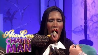 Grace Jones Shows Us How To Make Oysters  Full Interview  Alan Carr Chatty Man [upl. by Drewett727]