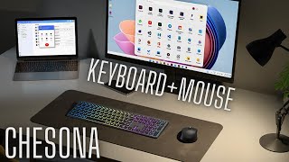 CHESONA Keyboard And Mouse Unboxing And Review [upl. by Yanaton561]