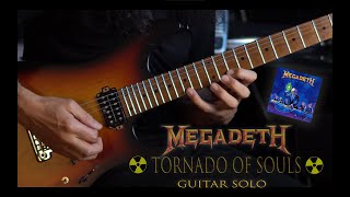 Megadeth quotTornado of Soulsquot Solo Cover by Claudio Cordero [upl. by Kirk]