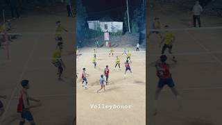 Powerful attack 😱defence 😳 volleyball volleydonor volley shorts volleyballworld viralvideo [upl. by Chandler]