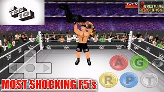 Brock Lesnars Most Shocking F5s  Top 10  WR3D [upl. by Natsirk]