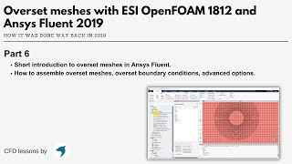 Overset meshes with OpenFOAM and Ansys Fluent  CFD lessons  Part 6 [upl. by Ioves]