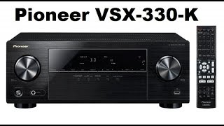 Pioneer VSX330 Ραδιοενισχυτής 51channel AV Receiver 105 W [upl. by Haggerty]