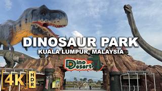 Walking Tour at the BIGGEST Dinosaur Park in Asia DINO DESERT  Kuala Lumpur Malaysia [upl. by Abad]