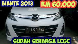 Mobil Murah 2021 Mazda Biante 2013 km 60 rb seharga LCGC Tira Auto [upl. by Aia82]