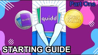 QUIDD APP BEGINNERS GUIDE Starting Buying Digital Collectibles [upl. by Mcintosh955]