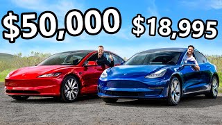 2024 Tesla Model 3 vs The Cheapest Model 3 You Can Buy [upl. by Arlyn303]