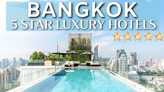 TOP 10 Best Luxury 5 Star Hotels In BANGKOK Thailand  Highly Recommended Hotels [upl. by Halihs]