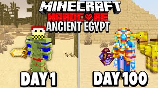 100 Days  Minecraft Ancient Egypt FULL MOVIE [upl. by Eceinhoj]