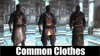 Common Clothes  Immersive Diverse Clothing  Skyrim Mod Spotlight [upl. by Aenat]