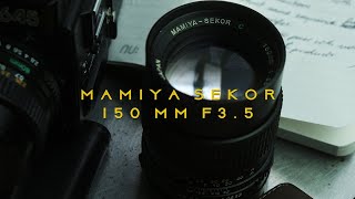 New Lens  First Impressions of the Mamiya Sekor 150mm f35 [upl. by Ardied]