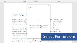 Share your document in Microsoft Word [upl. by Leinaj]