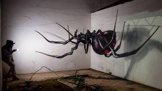 ODEITH ANAMORPHIC  Black widow in a corner wall  2016 [upl. by Josepha357]