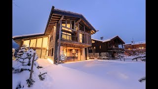 Courchevel Chalet Luxe  Ski Resort with Drone by LuxVacation [upl. by Coad]