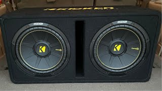 Dual Kicker CompC 12s Rattling A Ford Excursion [upl. by Hui]