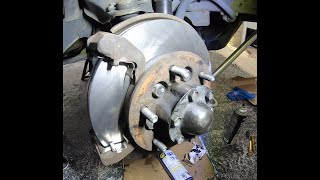 How to change and fix 2000 Isuzu rodeo brakes rotors caliper DIY with detail [upl. by Kilah314]