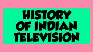 BRIEF HISTORY OF TELEVISON IN INDIA in HINDI ELECTRONIC MEDIA BY PRIYANKA RANA [upl. by Akiehsat]