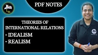 Theories of International Relations  Idealism and Realism  Law Mate [upl. by Nnylear]