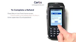 How To Complete a Refund  Return on an Ingenico Desk 5000 or Move 5000 Credit Card Terminal [upl. by Sheeb]