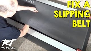 How To Fix A Slipping Treadmill Belt [upl. by Ayekat]