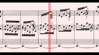 BWV 540  Toccata amp Fugue in F Major Scrolling [upl. by Flory]