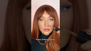 The power of nose contour 😱 nosecontouring nosecontour makeupchallenge makeup tutorial [upl. by Amend]