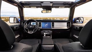 2022 Ford Bronco Interior Review [upl. by Hahnke]