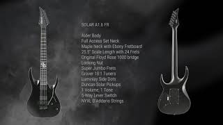 SOLAR Guitars A16 Floyd Rose [upl. by Lottie]