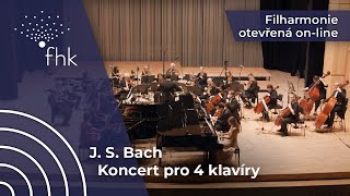 Filharmonie Hradec Králové – J S Bach koncert pro čtyři klavíry a smyčce a moll 1 a 3 věta [upl. by Ilenna]