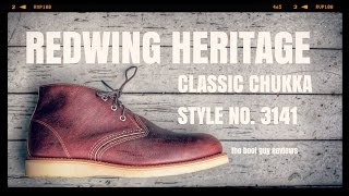 REDWING heritage STYLE NO 3141  THE BOOT GUY REVIEWS [upl. by Oniskey]