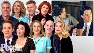 Twin Peaks Reunion ft Kyle MacLachlan Sherilyn Fenn Madchen Amick amp More  PEOPLE [upl. by Rebel]