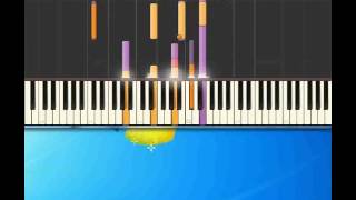 Disperato Masini Marco Piano tutorial by Synthesia [upl. by Yrbua554]