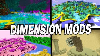 27 AMAZING Minecraft Dimension Mods Forge amp Fabric [upl. by Aimet]