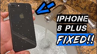 HOW to FIX iPhone 8 Plus WATER Damage FREE 2021 [upl. by Esenahs]