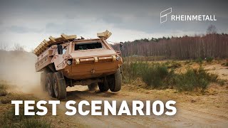 Rheinmetall ADS The Active Defence System – Test scenarios [upl. by Kravits821]