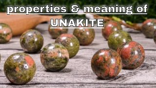 Unakite Meaning Benefits and Spiritual Properties [upl. by Ttelracs]