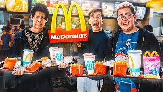 ¡ORDENAMOS TODO EL MENÚ DE MCDONALS No debimos hacerlo [upl. by Nasho]